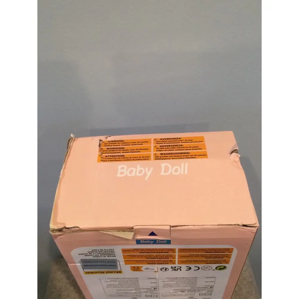 Reborn Baby Doll Classic Design Life Like With Accessories Brunette NEW In Box